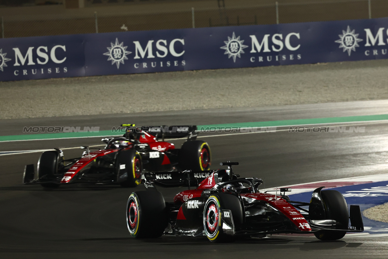 GP QATAR, Valtteri Bottas (FIN) Alfa Romeo F1 Team C43.

07.10.2023. Formula 1 World Championship, Rd 18, Qatar Grand Prix, Doha, Qatar, Sprint Day.

- www.xpbimages.com, EMail: requests@xpbimages.com © Copyright: Batchelor / XPB Images