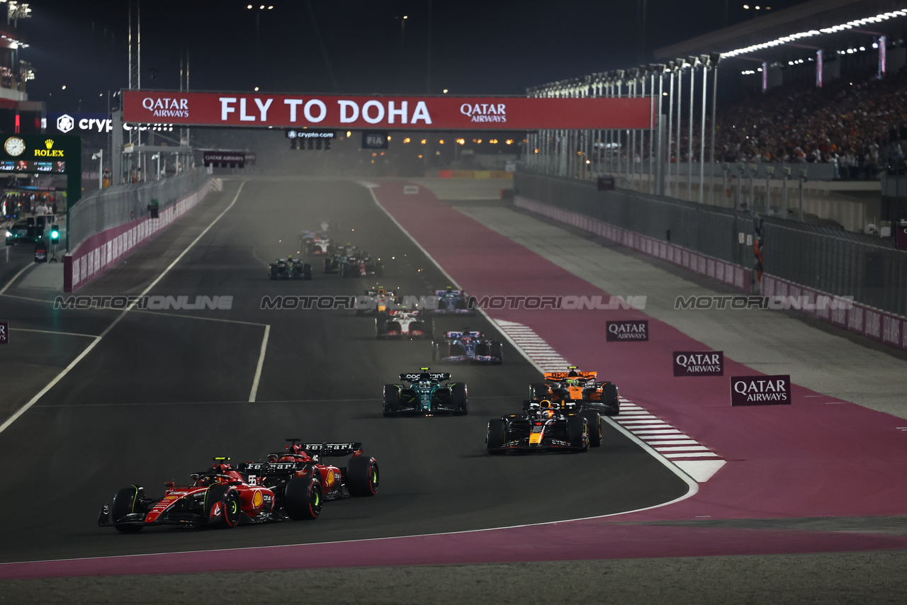 GP QATAR, Carlos Sainz Jr (ESP) Ferrari SF-23.

07.10.2023. Formula 1 World Championship, Rd 18, Qatar Grand Prix, Doha, Qatar, Sprint Day.

- www.xpbimages.com, EMail: requests@xpbimages.com © Copyright: Moy / XPB Images