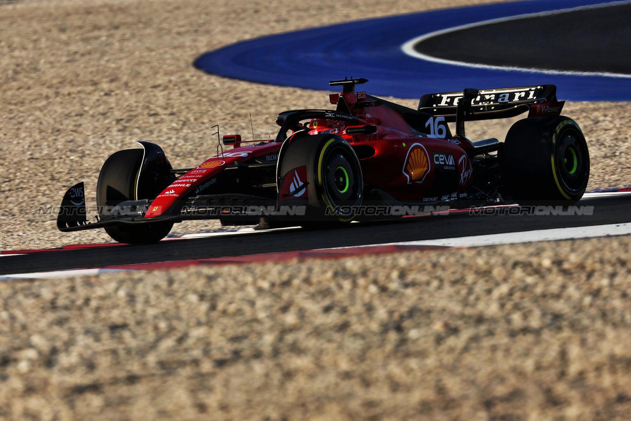 GP QATAR, Charles Leclerc (MON) Ferrari SF-23.

07.10.2023. Formula 1 World Championship, Rd 18, Qatar Grand Prix, Doha, Qatar, Sprint Day.

- www.xpbimages.com, EMail: requests@xpbimages.com © Copyright: Charniaux / XPB Images