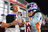GP QATAR, Logan Sargeant (USA) Williams Racing with Gaetan Jego, Williams Racing Gara Engineer on the grid.
07.10.2023. Formula 1 World Championship, Rd 18, Qatar Grand Prix, Doha, Qatar, Sprint Day.
- www.xpbimages.com, EMail: requests@xpbimages.com © Copyright: Batchelor / XPB Images