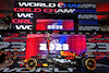 GP QATAR, Max Verstappen (NLD) Red Bull Racing RB19 celebrates winning his third World Championship in Sprint parc ferme.
07.10.2023. Formula 1 World Championship, Rd 18, Qatar Grand Prix, Doha, Qatar, Sprint Day.
- www.xpbimages.com, EMail: requests@xpbimages.com © Copyright: Moy / XPB Images