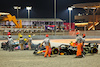 GP QATAR, Esteban Ocon (FRA) Alpine F1 Team A523 e Sergio Perez (MEX) Red Bull Racing RB19 crashed out of the race.
07.10.2023. Formula 1 World Championship, Rd 18, Qatar Grand Prix, Doha, Qatar, Sprint Day.
- www.xpbimages.com, EMail: requests@xpbimages.com © Copyright: Batchelor / XPB Images