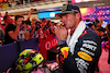 GP QATAR, Max Verstappen (NLD) Red Bull Racing celebrates winning his third World Championship in Sprint parc ferme.
07.10.2023. Formula 1 World Championship, Rd 18, Qatar Grand Prix, Doha, Qatar, Sprint Day.
 - www.xpbimages.com, EMail: requests@xpbimages.com © Copyright: Coates / XPB Images