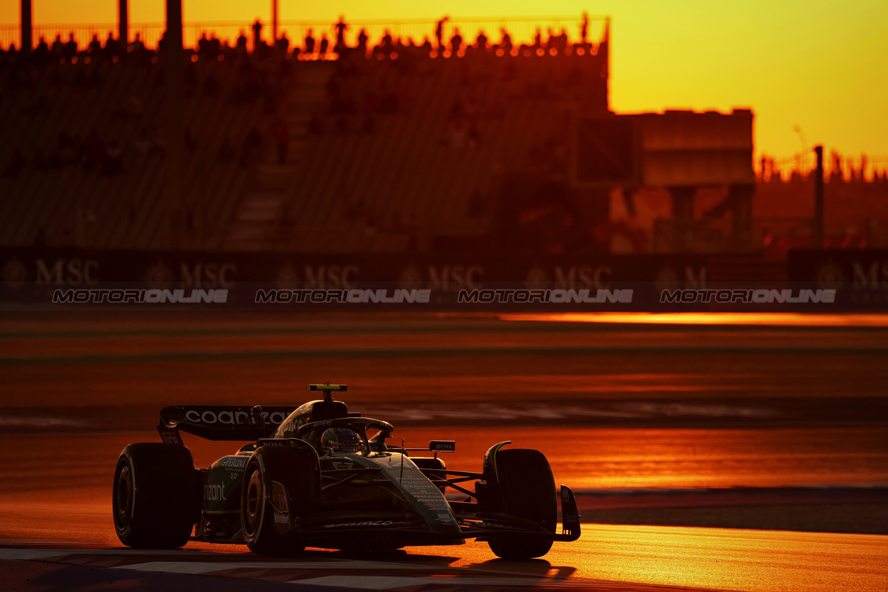 GP QATAR, Fernando Alonso (ESP) Aston Martin F1 Team AMR23.

06.10.2023 Formula 1 World Championship, Rd 18, Qatar Grand Prix, Doha, Qatar, Qualifiche Day.

- www.xpbimages.com, EMail: requests@xpbimages.com © Copyright: Moy / XPB Images