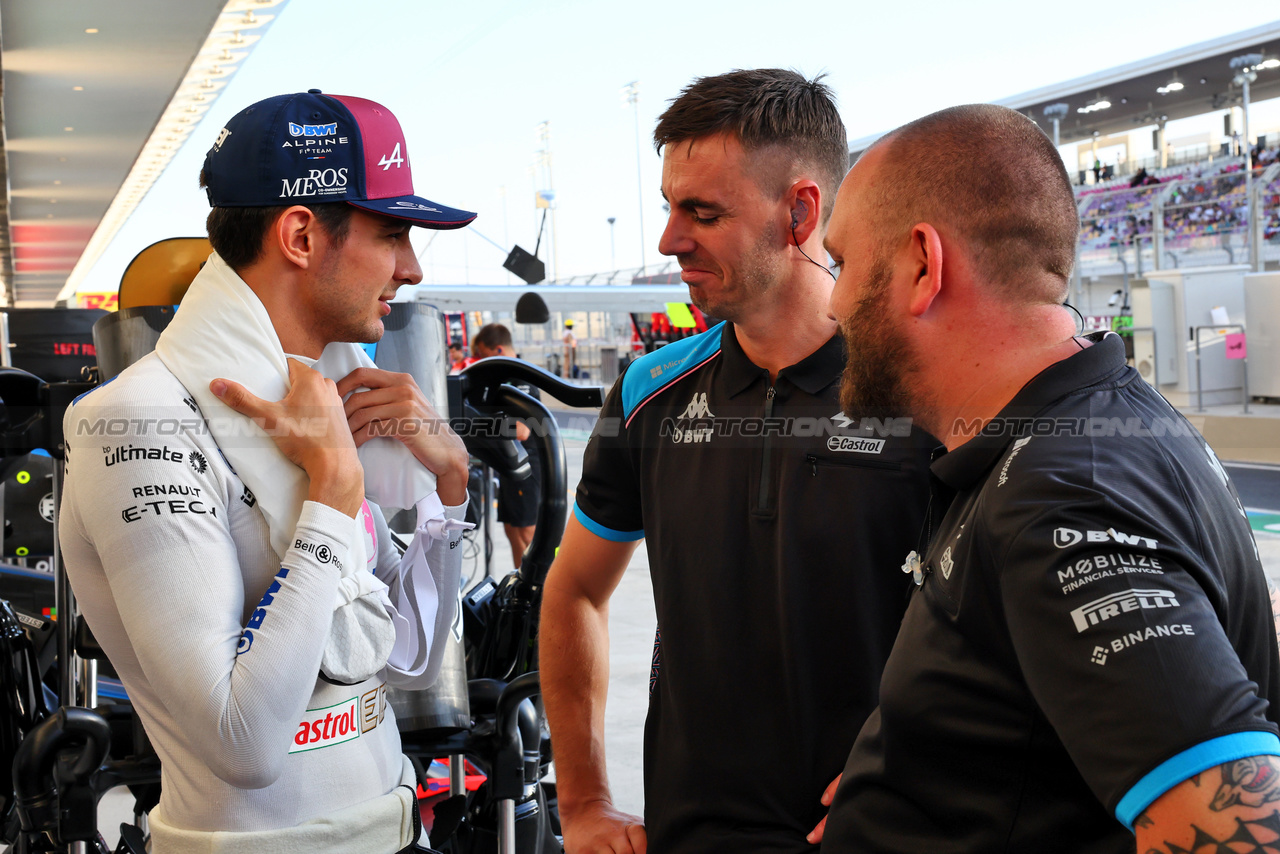 GP QATAR, Esteban Ocon (FRA) Alpine F1 Team.

06.10.2023 Formula 1 World Championship, Rd 18, Qatar Grand Prix, Doha, Qatar, Qualifiche Day.

- www.xpbimages.com, EMail: requests@xpbimages.com © Copyright: Batchelor / XPB Images