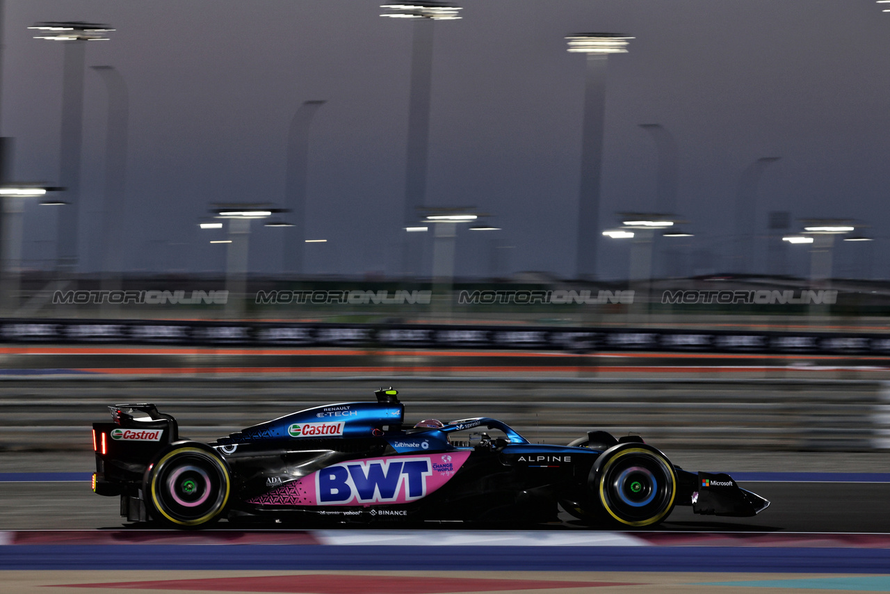 GP QATAR, Pierre Gasly (FRA) Alpine F1 Team A523.

06.10.2023 Formula 1 World Championship, Rd 18, Qatar Grand Prix, Doha, Qatar, Qualifiche Day.

- www.xpbimages.com, EMail: requests@xpbimages.com © Copyright: Moy / XPB Images