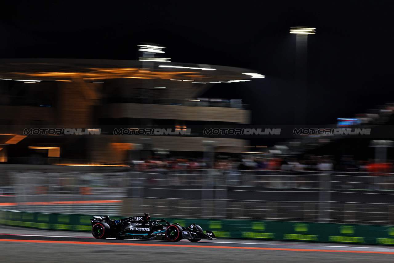GP QATAR, George Russell (GBR) Mercedes AMG F1 W14.

06.10.2023 Formula 1 World Championship, Rd 18, Qatar Grand Prix, Doha, Qatar, Qualifiche Day.

 - www.xpbimages.com, EMail: requests@xpbimages.com © Copyright: Coates / XPB Images