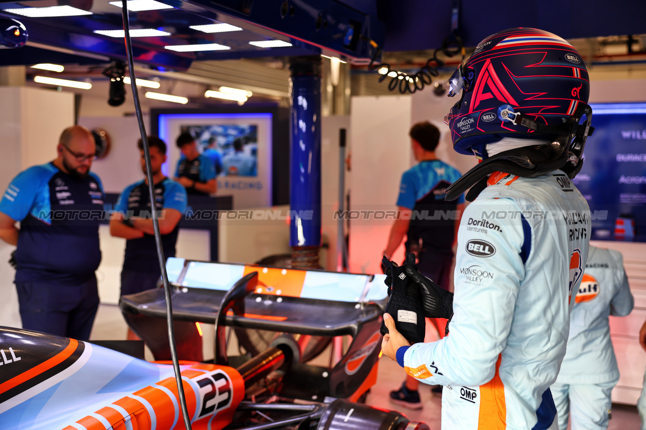GP QATAR, Alexander Albon (THA) Williams Racing.

06.10.2023 Formula 1 World Championship, Rd 18, Qatar Grand Prix, Doha, Qatar, Qualifiche Day.

- www.xpbimages.com, EMail: requests@xpbimages.com © Copyright: Batchelor / XPB Images