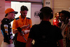 GP QATAR, Oscar Piastri (AUS) McLaren with Lawrence Barretto (GBR) Formula 1 Senior Writer Editor.
06.10.2023 Formula 1 World Championship, Rd 18, Qatar Grand Prix, Doha, Qatar, Qualifiche Day.
 - www.xpbimages.com, EMail: requests@xpbimages.com © Copyright: Coates / XPB Images