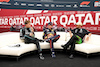 GP QATAR, (L to R): George Russell (GBR) Mercedes AMG F1; Max Verstappen (NLD) Red Bull Racing; e Lewis Hamilton (GBR) Mercedes AMG F1 in the post qualifying FIA Press Conference.
06.10.2023 Formula 1 World Championship, Rd 18, Qatar Grand Prix, Doha, Qatar, Qualifiche Day.
- www.xpbimages.com, EMail: requests@xpbimages.com © Copyright: XPB Images