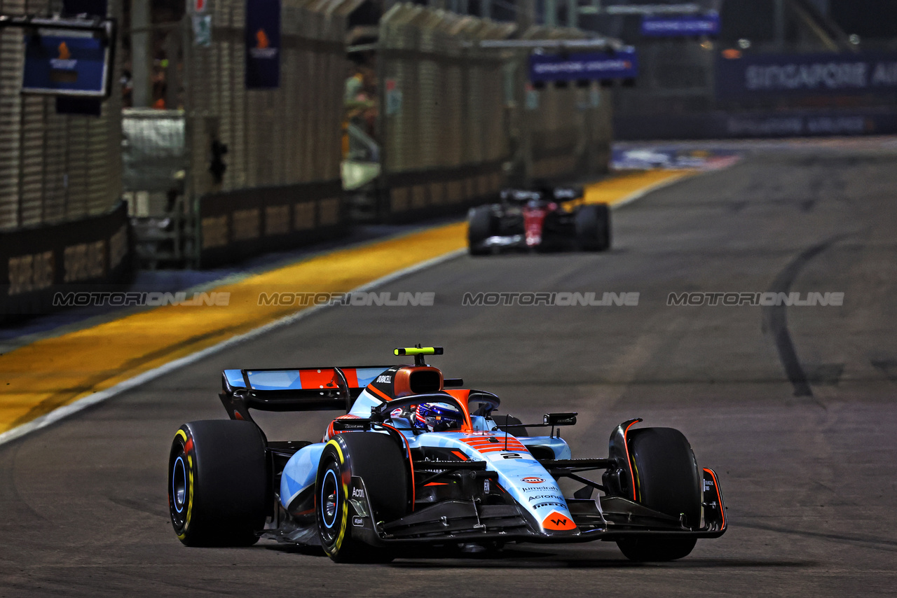 GP SINGAPORE, Logan Sargeant (USA) Williams Racing FW45.

17.09.2023. Formula 1 World Championship, Rd 16, Singapore Grand Prix, Marina Bay Street Circuit, Singapore, Gara Day.

- www.xpbimages.com, EMail: requests@xpbimages.com © Copyright: Batchelor / XPB Images