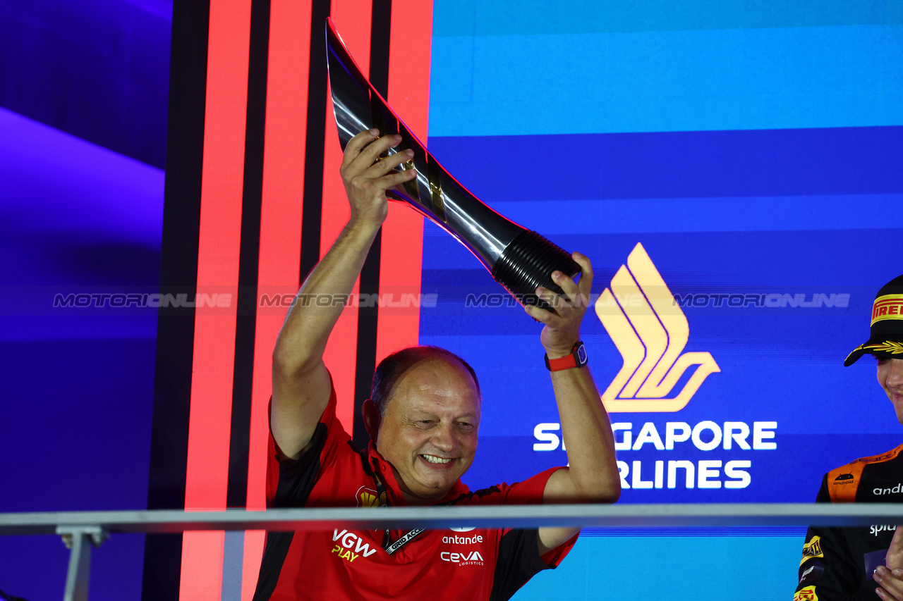 GP SINGAPORE, Frederic Vasseur (FRA) Ferrari Team Principal.
17.09.2023. Formula 1 World Championship, Rd 16, Singapore Grand Prix, Marina Bay Street Circuit, Singapore, Gara Day.
- www.xpbimages.com, EMail: requests@xpbimages.com © Copyright: Batchelor / XPB Images