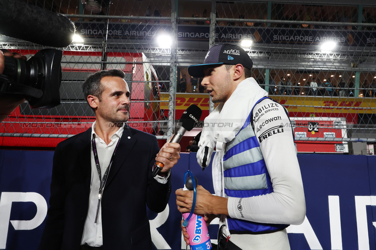 GP SINGAPORE, Esteban Ocon (FRA) Alpine F1 Team on the grid.

17.09.2023. Formula 1 World Championship, Rd 16, Singapore Grand Prix, Marina Bay Street Circuit, Singapore, Gara Day.

- www.xpbimages.com, EMail: requests@xpbimages.com © Copyright: Moy / XPB Images