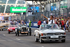 GP SINGAPORE, George Russell (GBR) Mercedes AMG F1 on the drivers' parade.
17.09.2023. Formula 1 World Championship, Rd 16, Singapore Grand Prix, Marina Bay Street Circuit, Singapore, Gara Day.
 - www.xpbimages.com, EMail: requests@xpbimages.com © Copyright: Coates / XPB Images