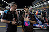 GP SINGAPORE, Lucas Hauchard (FRA), known professionally as Squeezie e Bruno Famin (FRA) Alpine Motorsports Vice President 
17.09.2023. Formula 1 World Championship, Rd 16, Singapore Grand Prix, Marina Bay Street Circuit, Singapore, Gara Day.
- www.xpbimages.com, EMail: requests@xpbimages.com © Copyright: Charniaux / XPB Images