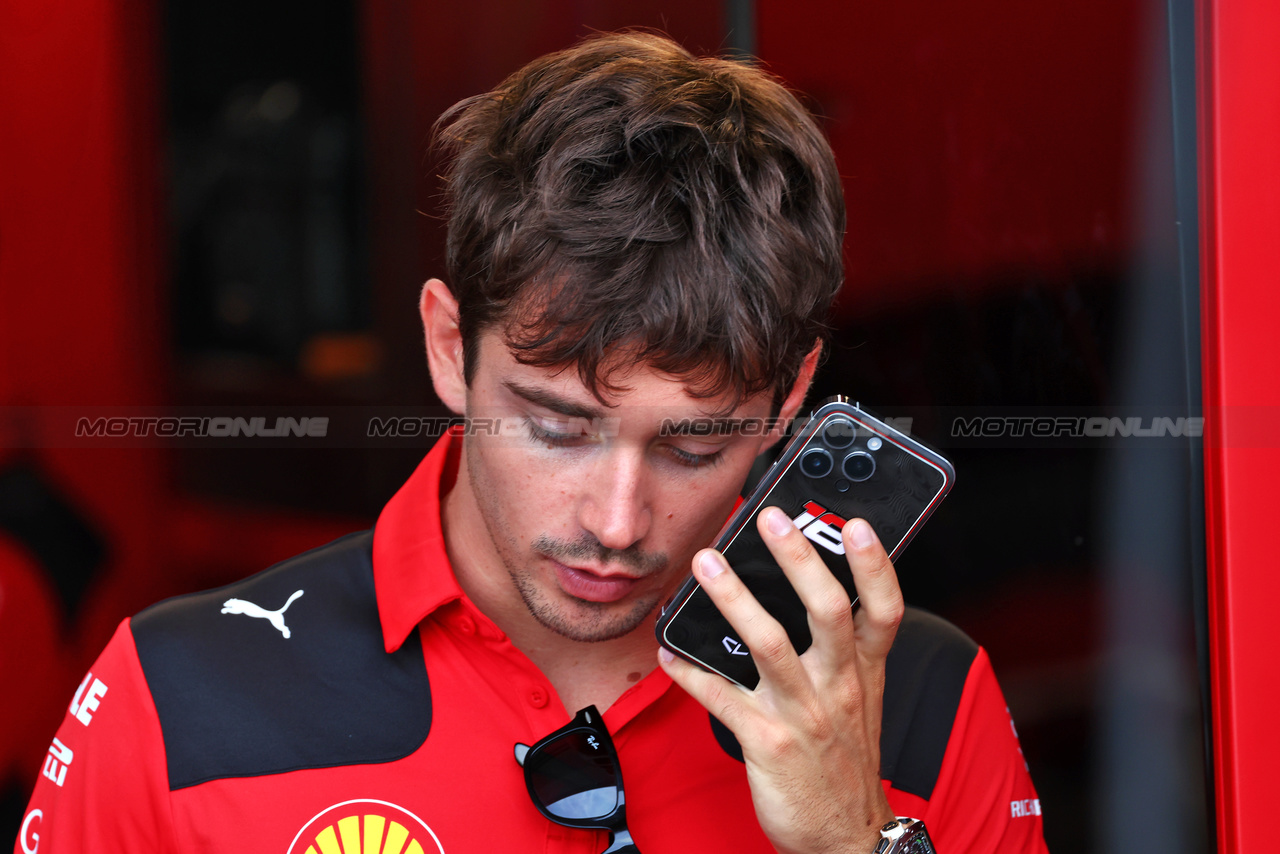 GP SINGAPORE, Charles Leclerc (MON) Ferrari.

14.09.2023. Formula 1 World Championship, Rd 16, Singapore Grand Prix, Marina Bay Street Circuit, Singapore, Preparation Day.

 - www.xpbimages.com, EMail: requests@xpbimages.com © Copyright: Coates / XPB Images