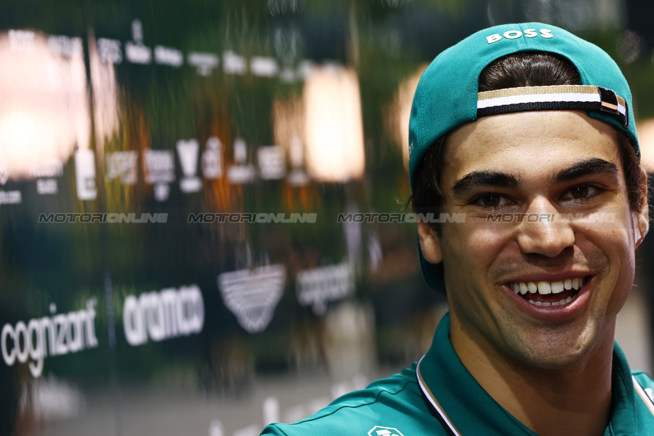 GP SINGAPORE, Lance Stroll (CDN) Aston Martin F1 Team.

14.09.2023. Formula 1 World Championship, Rd 16, Singapore Grand Prix, Marina Bay Street Circuit, Singapore, Preparation Day.

 - www.xpbimages.com, EMail: requests@xpbimages.com © Copyright: Coates / XPB Images