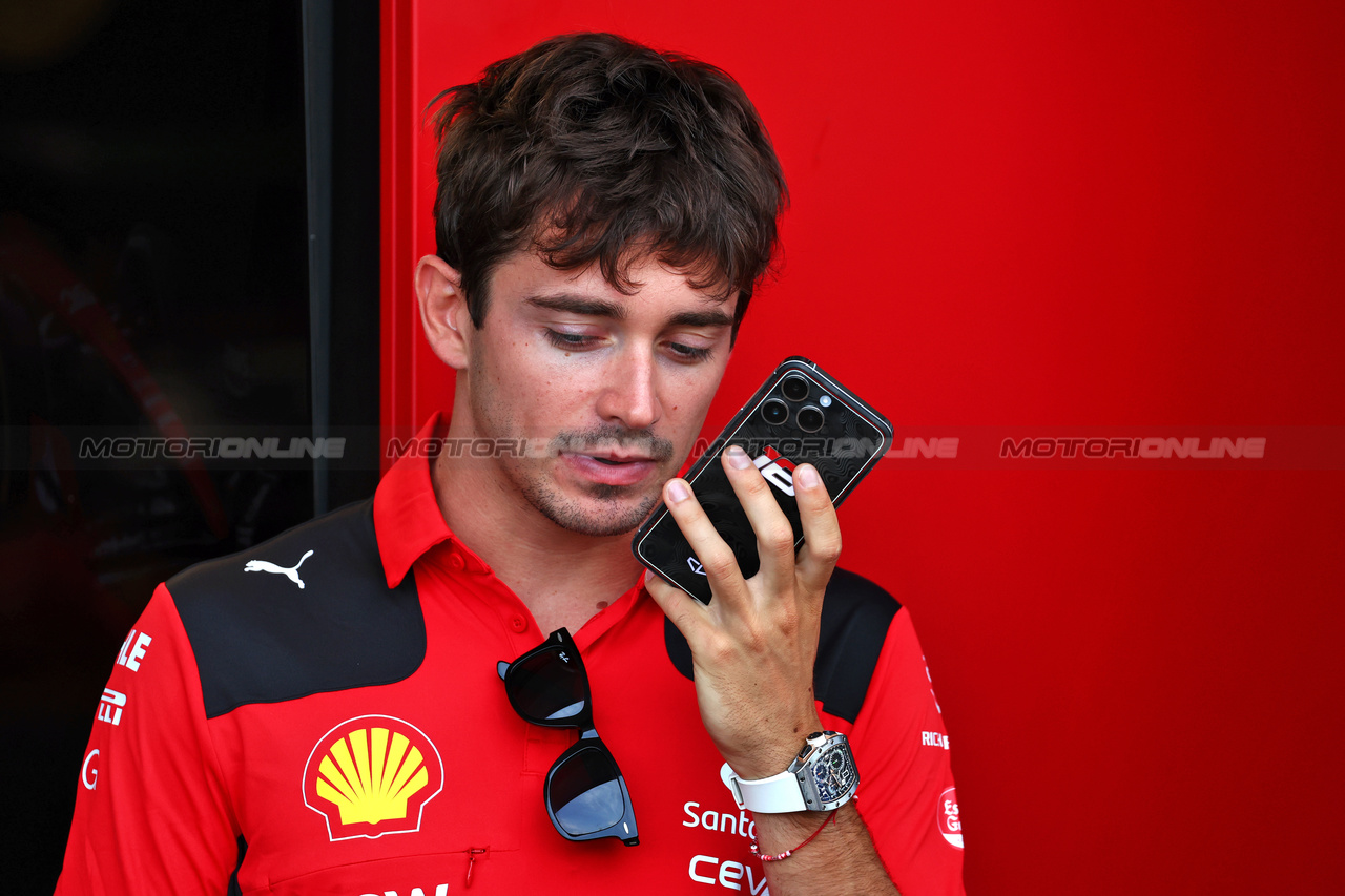 GP SINGAPORE, Charles Leclerc (MON) Ferrari.

14.09.2023. Formula 1 World Championship, Rd 16, Singapore Grand Prix, Marina Bay Street Circuit, Singapore, Preparation Day.

 - www.xpbimages.com, EMail: requests@xpbimages.com © Copyright: Coates / XPB Images