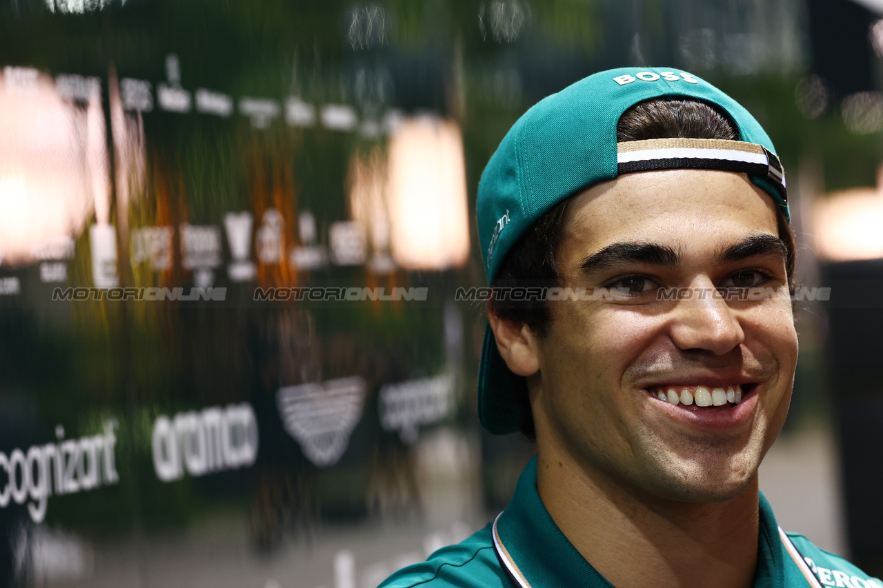 GP SINGAPORE, Lance Stroll (CDN) Aston Martin F1 Team.

14.09.2023. Formula 1 World Championship, Rd 16, Singapore Grand Prix, Marina Bay Street Circuit, Singapore, Preparation Day.

 - www.xpbimages.com, EMail: requests@xpbimages.com © Copyright: Coates / XPB Images