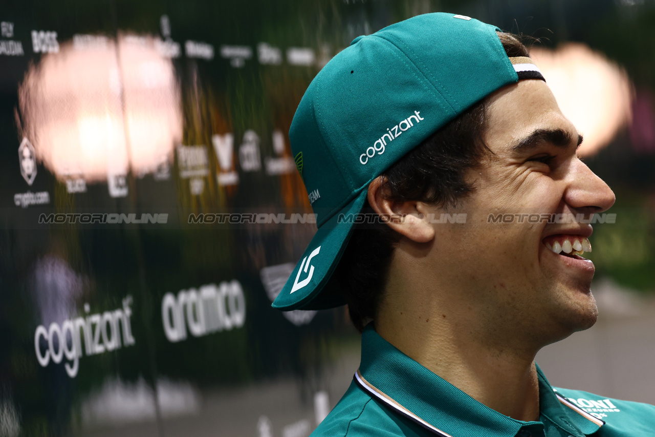 GP SINGAPORE, Lance Stroll (CDN) Aston Martin F1 Team.

14.09.2023. Formula 1 World Championship, Rd 16, Singapore Grand Prix, Marina Bay Street Circuit, Singapore, Preparation Day.

 - www.xpbimages.com, EMail: requests@xpbimages.com © Copyright: Coates / XPB Images