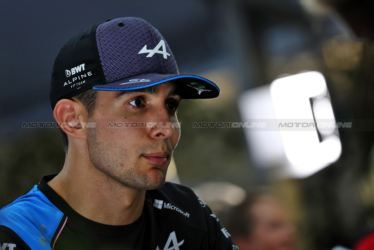 GP SINGAPORE, Esteban Ocon (FRA) Alpine F1 Team.

14.09.2023. Formula 1 World Championship, Rd 16, Singapore Grand Prix, Marina Bay Street Circuit, Singapore, Preparation Day.

- www.xpbimages.com, EMail: requests@xpbimages.com © Copyright: Moy / XPB Images