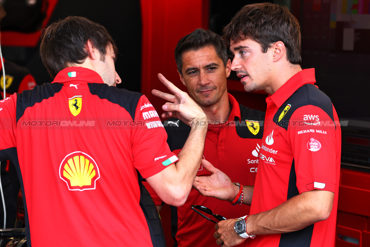 GP SINGAPORE, Charles Leclerc (MON) Ferrari.

14.09.2023. Formula 1 World Championship, Rd 16, Singapore Grand Prix, Marina Bay Street Circuit, Singapore, Preparation Day.

 - www.xpbimages.com, EMail: requests@xpbimages.com © Copyright: Coates / XPB Images