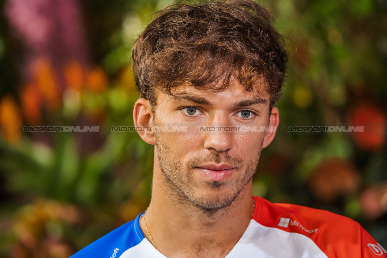 GP SINGAPORE, Pierre Gasly (FRA) Alpine F1 Team.

14.09.2023. Formula 1 World Championship, Rd 16, Singapore Grand Prix, Marina Bay Street Circuit, Singapore, Preparation Day.

- www.xpbimages.com, EMail: requests@xpbimages.com © Copyright: Bearne / XPB Images