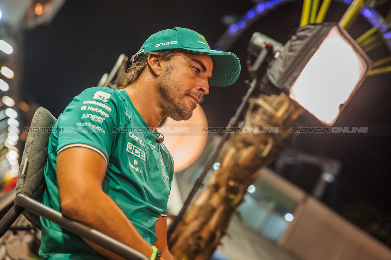 GP SINGAPORE, Fernando Alonso (ESP) Aston Martin F1 Team.

14.09.2023. Formula 1 World Championship, Rd 16, Singapore Grand Prix, Marina Bay Street Circuit, Singapore, Preparation Day.

- www.xpbimages.com, EMail: requests@xpbimages.com © Copyright: Bearne / XPB Images