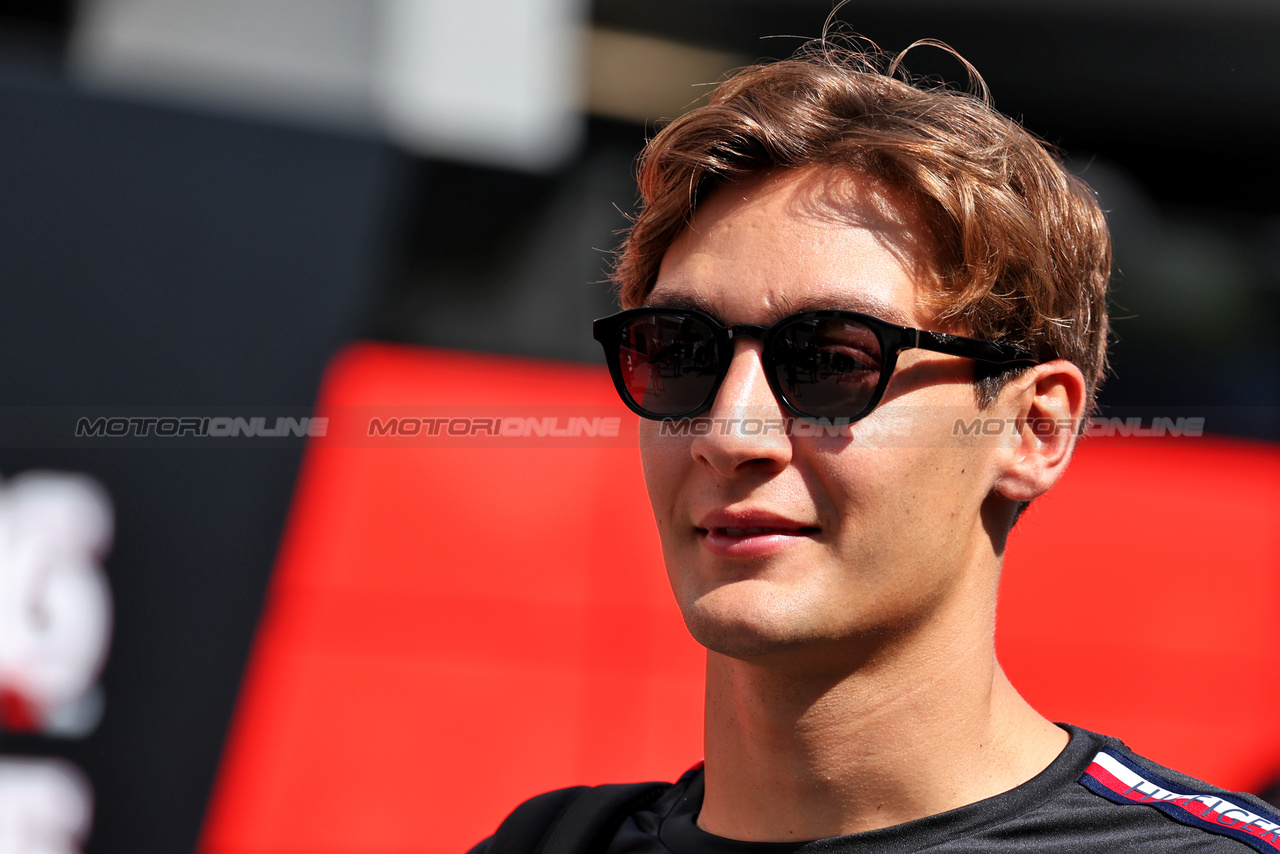 GP SINGAPORE, George Russell (GBR) Mercedes AMG F1.

14.09.2023. Formula 1 World Championship, Rd 16, Singapore Grand Prix, Marina Bay Street Circuit, Singapore, Preparation Day.

- www.xpbimages.com, EMail: requests@xpbimages.com © Copyright: Moy / XPB Images