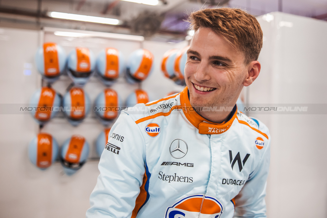 GP SINGAPORE, Logan Sargeant (USA) Williams Racing.

14.09.2023. Formula 1 World Championship, Rd 16, Singapore Grand Prix, Marina Bay Street Circuit, Singapore, Preparation Day.

- www.xpbimages.com, EMail: requests@xpbimages.com © Copyright: Bearne / XPB Images