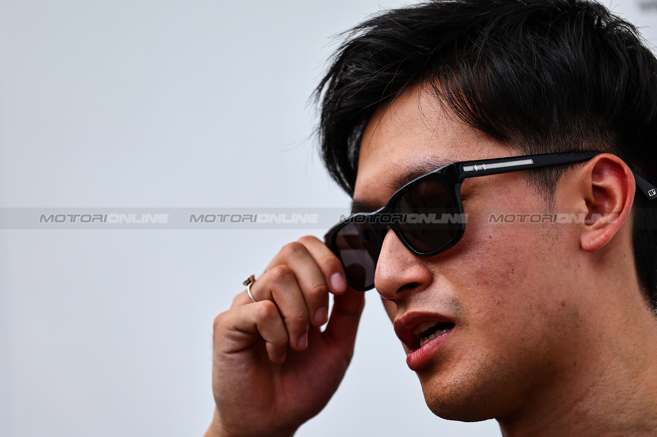 GP SINGAPORE, Guanyu Zhou (CHI), Alfa Romeo Racing 
14.09.2023. Formula 1 World Championship, Rd 16, Singapore Grand Prix, Marina Bay Street Circuit, Singapore, Preparation Day.
- www.xpbimages.com, EMail: requests@xpbimages.com © Copyright: Charniaux / XPB Images