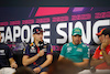 GP SINGAPORE, (L to R): Max Verstappen (NLD) Red Bull Racing; Fernando Alonso (ESP) Aston Martin F1 Team; e Carlos Sainz Jr (ESP) Ferrari, in the FIA Press Conference.
14.09.2023. Formula 1 World Championship, Rd 16, Singapore Grand Prix, Marina Bay Street Circuit, Singapore, Preparation Day.
- www.xpbimages.com, EMail: requests@xpbimages.com © Copyright: XPB Images