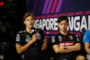 GP SINGAPORE, (L to R): George Russell (GBR) Mercedes AMG F1 e Zhou Guanyu (CHN) Alfa Romeo F1 Team in the FIA Press Conference.
14.09.2023. Formula 1 World Championship, Rd 16, Singapore Grand Prix, Marina Bay Street Circuit, Singapore, Preparation Day.
- www.xpbimages.com, EMail: requests@xpbimages.com © Copyright: XPB Images