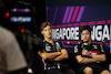 GP SINGAPORE, (L to R): George Russell (GBR) Mercedes AMG F1 e Zhou Guanyu (CHN) Alfa Romeo F1 Team in the FIA Press Conference.
14.09.2023. Formula 1 World Championship, Rd 16, Singapore Grand Prix, Marina Bay Street Circuit, Singapore, Preparation Day.
- www.xpbimages.com, EMail: requests@xpbimages.com © Copyright: XPB Images