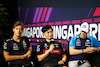 GP SINGAPORE, (L to R): George Russell (GBR) Mercedes AMG F1; Zhou Guanyu (CHN) Alfa Romeo F1 Team; e Logan Sargeant (USA) Williams Racing, in the FIA Press Conference.
14.09.2023. Formula 1 World Championship, Rd 16, Singapore Grand Prix, Marina Bay Street Circuit, Singapore, Preparation Day.
- www.xpbimages.com, EMail: requests@xpbimages.com © Copyright: XPB Images