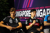 GP SINGAPORE, (L to R): George Russell (GBR) Mercedes AMG F1 e Zhou Guanyu (CHN) Alfa Romeo F1 Team in the FIA Press Conference.

14.09.2023. Formula 1 World Championship, Rd 16, Singapore Grand Prix, Marina Bay Street Circuit, Singapore, Preparation Day.
- www.xpbimages.com, EMail: requests@xpbimages.com © Copyright: XPB Images