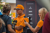 GP SINGAPORE, Lando Norris (GBR) McLaren with the media.
14.09.2023. Formula 1 World Championship, Rd 16, Singapore Grand Prix, Marina Bay Street Circuit, Singapore, Preparation Day.
- www.xpbimages.com, EMail: requests@xpbimages.com © Copyright: Bearne / XPB Images