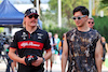 GP SINGAPORE, (L to R): Valtteri Bottas (FIN) Alfa Romeo F1 Team with team mate Zhou Guanyu (CHN) Alfa Romeo F1 Team.
14.09.2023. Formula 1 World Championship, Rd 16, Singapore Grand Prix, Marina Bay Street Circuit, Singapore, Preparation Day.
 - www.xpbimages.com, EMail: requests@xpbimages.com © Copyright: Rew / XPB Images