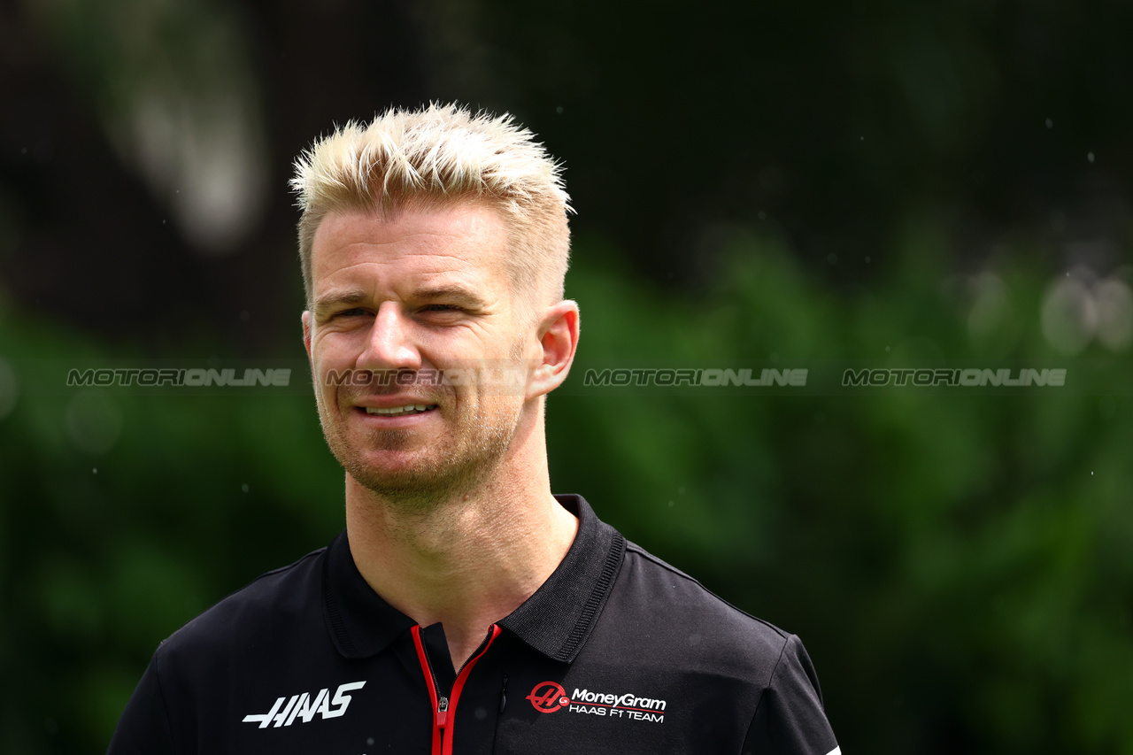 GP SINGAPORE, Nico Hulkenberg (GER) Haas F1 Team.

16.09.2023. Formula 1 World Championship, Rd 16, Singapore Grand Prix, Marina Bay Street Circuit, Singapore, Qualifiche Day.

- www.xpbimages.com, EMail: requests@xpbimages.com © Copyright: Batchelor / XPB Images