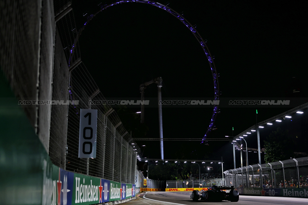 GP SINGAPORE, Pierre Gasly (FRA) Alpine F1 Team A523.

16.09.2023. Formula 1 World Championship, Rd 16, Singapore Grand Prix, Marina Bay Street Circuit, Singapore, Qualifiche Day.

- www.xpbimages.com, EMail: requests@xpbimages.com © Copyright: Charniaux / XPB Images
