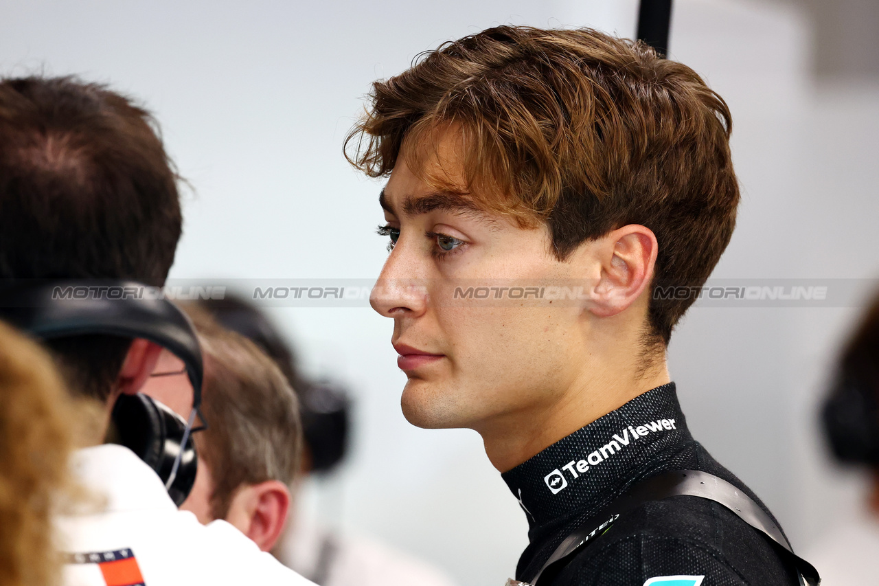 GP SINGAPORE, George Russell (GBR) Mercedes AMG F1.

16.09.2023. Formula 1 World Championship, Rd 16, Singapore Grand Prix, Marina Bay Street Circuit, Singapore, Qualifiche Day.

- www.xpbimages.com, EMail: requests@xpbimages.com © Copyright: Batchelor / XPB Images