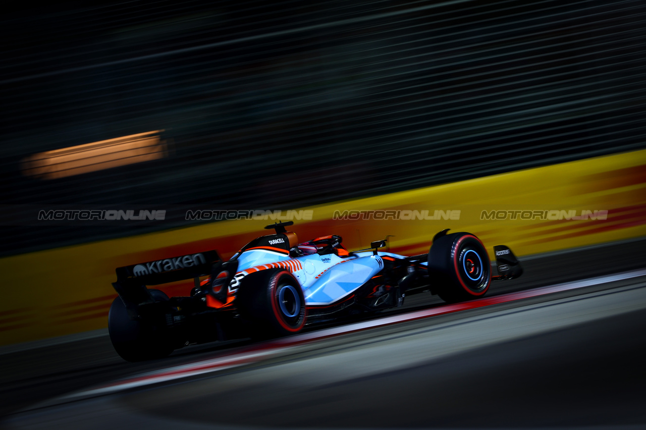 GP SINGAPORE, Alex Albon (THA), Williams F1 Team 
16.09.2023. Formula 1 World Championship, Rd 16, Singapore Grand Prix, Marina Bay Street Circuit, Singapore, Qualifiche Day.
- www.xpbimages.com, EMail: requests@xpbimages.com © Copyright: Charniaux / XPB Images