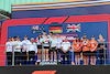 GP SINGAPORE, F1 in Schools World Finals podium (L to R): Australia, second; Germany, winners; Great Britain, third.
16.09.2023. Formula 1 World Championship, Rd 16, Singapore Grand Prix, Marina Bay Street Circuit, Singapore, Qualifiche Day.
- www.xpbimages.com, EMail: requests@xpbimages.com © Copyright: Batchelor / XPB Images