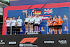 GP SINGAPORE, F1 in Schools World Finals podium (L to R): Australia, second; Germany, winners; Great Britain, third.
16.09.2023. Formula 1 World Championship, Rd 16, Singapore Grand Prix, Marina Bay Street Circuit, Singapore, Qualifiche Day.
- www.xpbimages.com, EMail: requests@xpbimages.com © Copyright: Batchelor / XPB Images