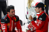 GP SINGAPORE, (L to R): Pole sitter Carlos Sainz Jr (ESP) Ferrari with team mate Charles Leclerc (MON) Ferrari in qualifying parc ferme.
16.09.2023. Formula 1 World Championship, Rd 16, Singapore Grand Prix, Marina Bay Street Circuit, Singapore, Qualifiche Day.
 - www.xpbimages.com, EMail: requests@xpbimages.com © Copyright: Coates / XPB Images
