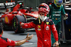GP SINGAPORE, Charles Leclerc (MON) Ferrari celebrates his third position in qualifying parc ferme.
16.09.2023. Formula 1 World Championship, Rd 16, Singapore Grand Prix, Marina Bay Street Circuit, Singapore, Qualifiche Day.
 - www.xpbimages.com, EMail: requests@xpbimages.com © Copyright: Coates / XPB Images