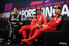 GP SINGAPORE, (L to R): George Russell (GBR) Mercedes AMG F1; Carlos Sainz Jr (ESP) Ferrari; e Charles Leclerc (MON) Ferrari, in the post qualifying FIA Press Conference.
16.09.2023. Formula 1 World Championship, Rd 16, Singapore Grand Prix, Marina Bay Street Circuit, Singapore, Qualifiche Day.
- www.xpbimages.com, EMail: requests@xpbimages.com © Copyright: XPB Images