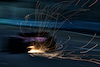 GP SINGAPORE, Charles Leclerc (MON) Ferrari SF-23 sends sparks flying.
16.09.2023. Formula 1 World Championship, Rd 16, Singapore Grand Prix, Marina Bay Street Circuit, Singapore, Qualifiche Day.
 - www.xpbimages.com, EMail: requests@xpbimages.com © Copyright: Coates / XPB Images