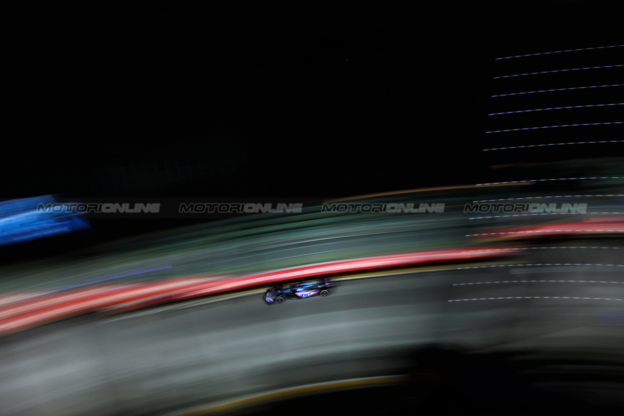 GP SINGAPORE, Esteban Ocon (FRA) Alpine F1 Team A523.

15.09.2023. Formula 1 World Championship, Rd 16, Singapore Grand Prix, Marina Bay Street Circuit, Singapore, Practice Day.

- www.xpbimages.com, EMail: requests@xpbimages.com © Copyright: Moy / XPB Images