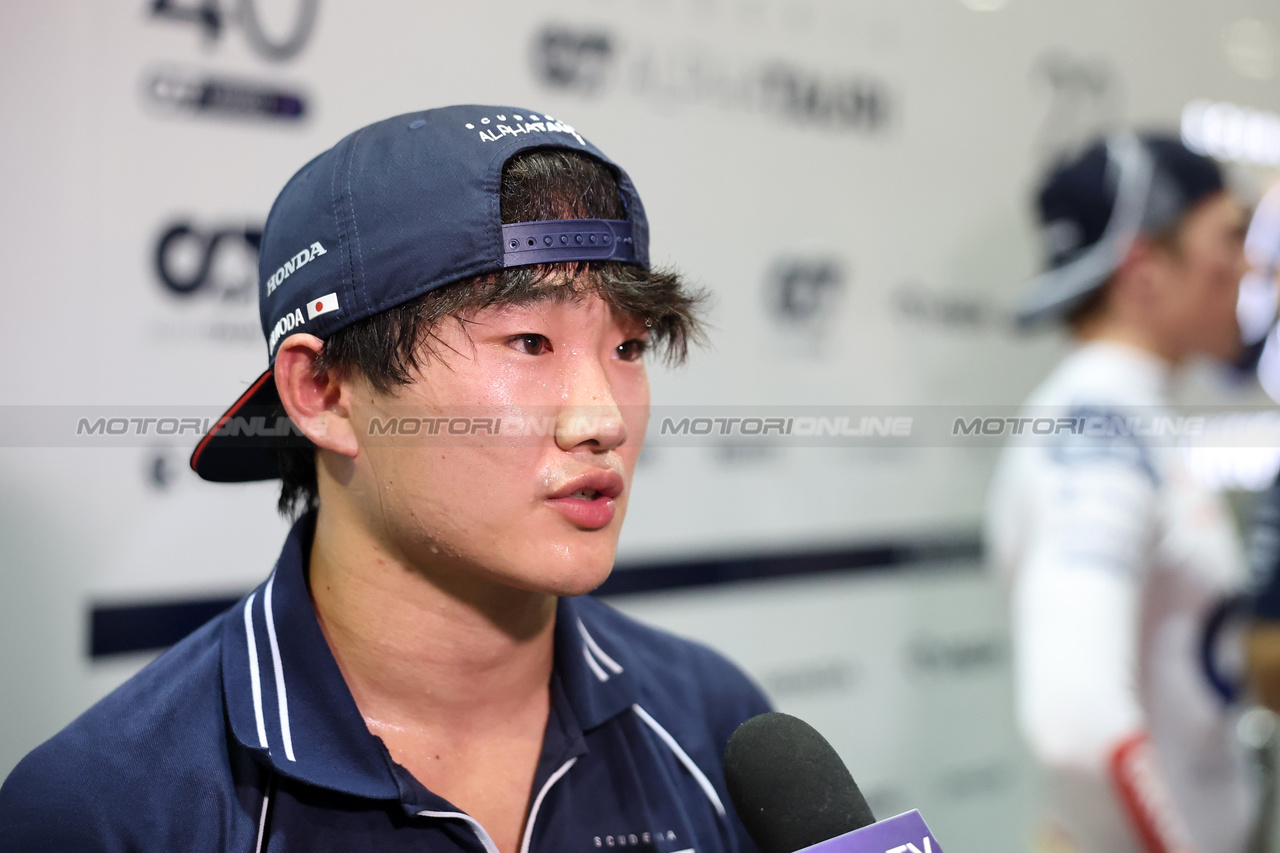 GP SINGAPORE, Yuki Tsunoda (JPN) AlphaTauri.

15.09.2023. Formula 1 World Championship, Rd 16, Singapore Grand Prix, Marina Bay Street Circuit, Singapore, Practice Day.

- www.xpbimages.com, EMail: requests@xpbimages.com © Copyright: Batchelor / XPB Images